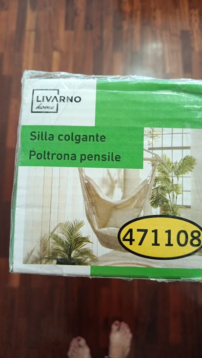 Cadeira de suspensão Livarno nova
