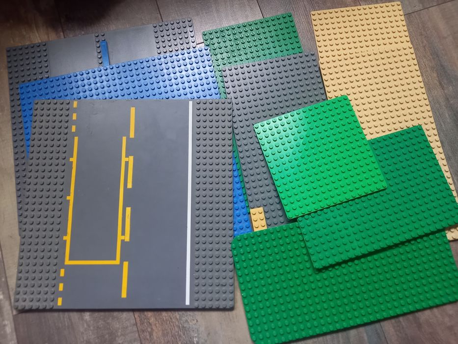 Lego Oryginalna Płytka Płyta Konstrukcyjna 10 sztuk Lotnisko Pas