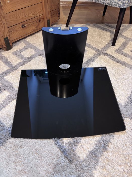 Szklany Stojak pod telewizor na dekoder