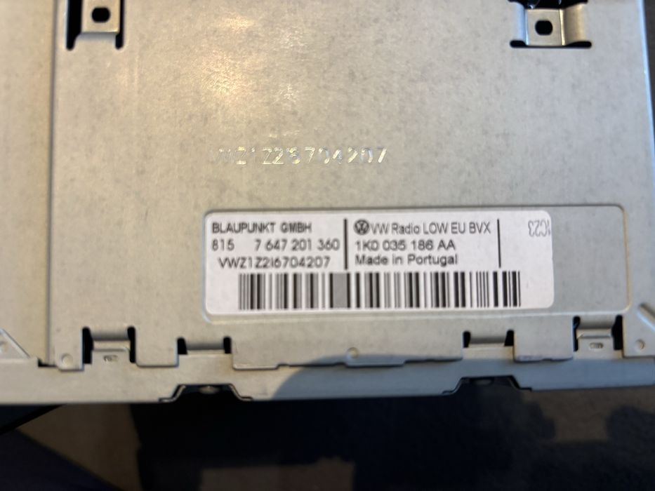 Radio volkswagen rcd310