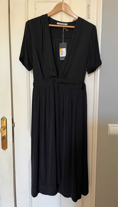 Vestido preto da Scotch & Soda, tamanho XS, com etiqueta