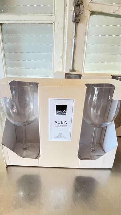 12 copos de vinho Royal Leerdam Alba