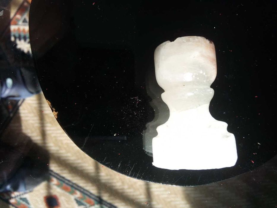 Tabuleiro de xadrez em mármore feito à mão, como NOVO!