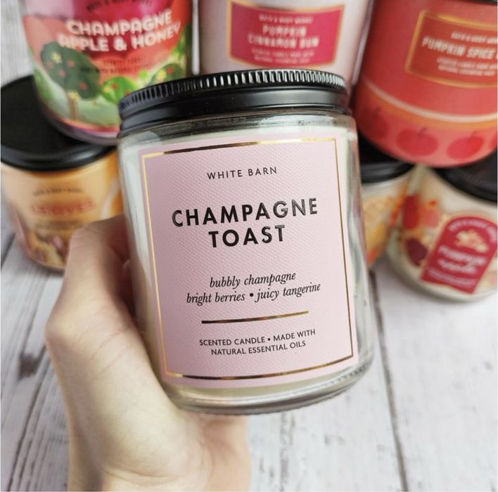 Champagne Toast Bath and body works свічка