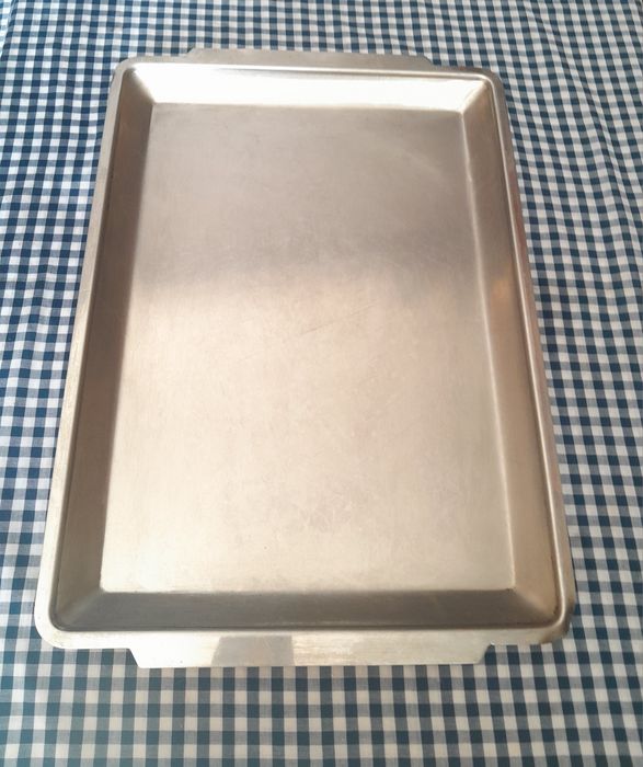 Tabuleiro raso em inox