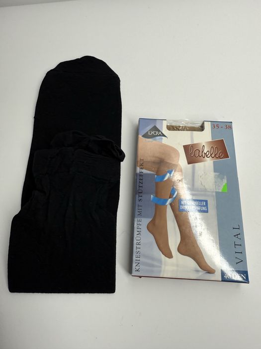 Podkolanówki uciskowe labelle VITAL (40 DEN) – 2 pary