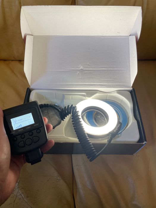 LED ring flash / Flash anel led para máquina