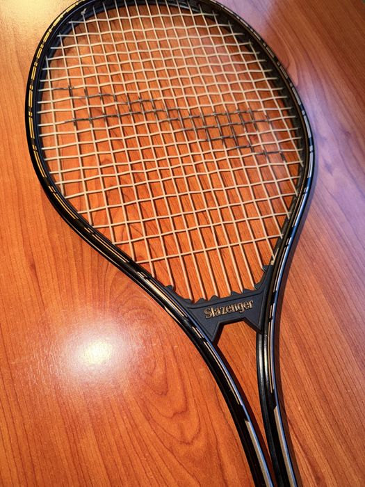 Raquete Ténis Slazenger Panther Player Preto/Ouro