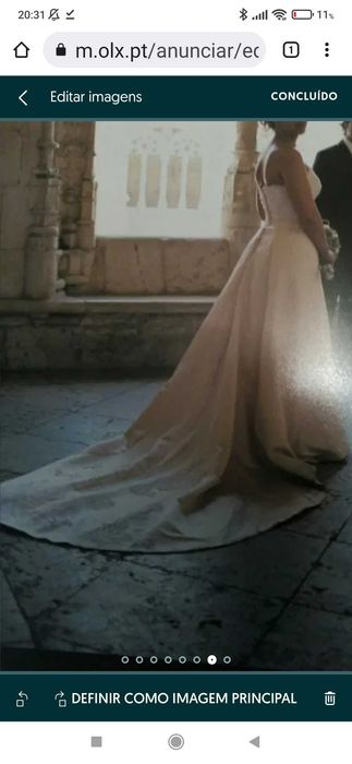 Vestido de noiva da Penhalta