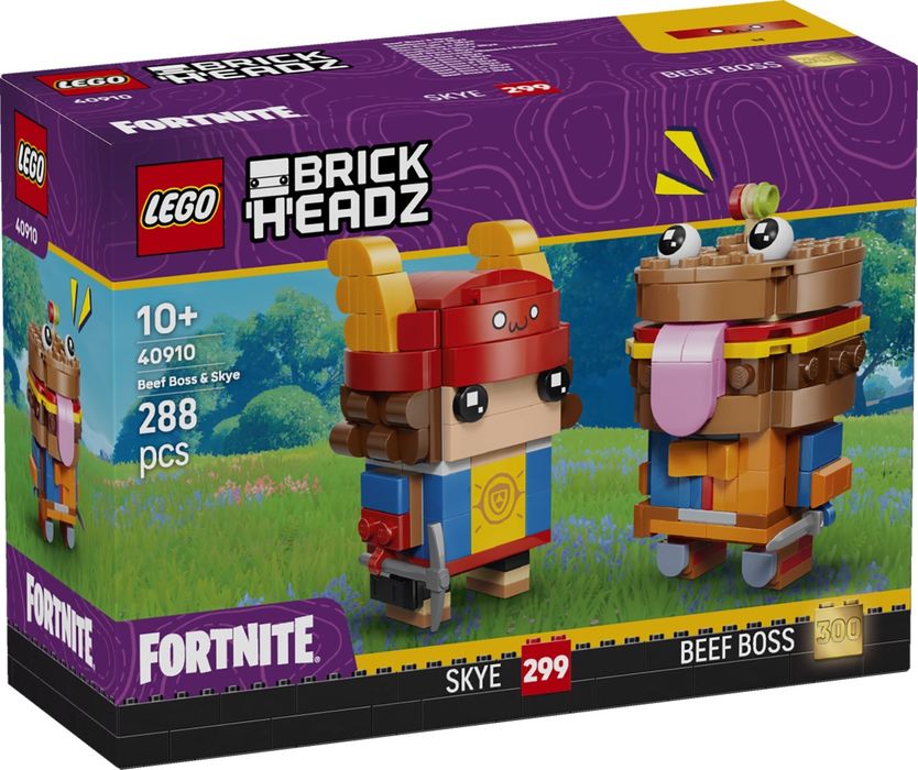LEGO® Fortnite 40910 Beef Boss & Skye brick Headz (Колекційні фігурки)