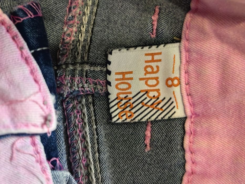 Spodenki jeansowe 128