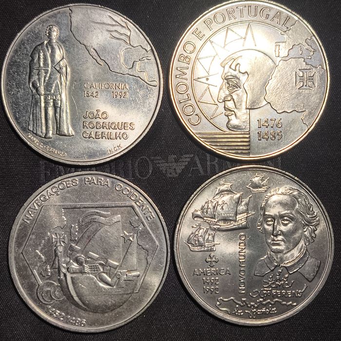 Conjunto de moedas de 200Esc. - 3° Serie Descobrimentos