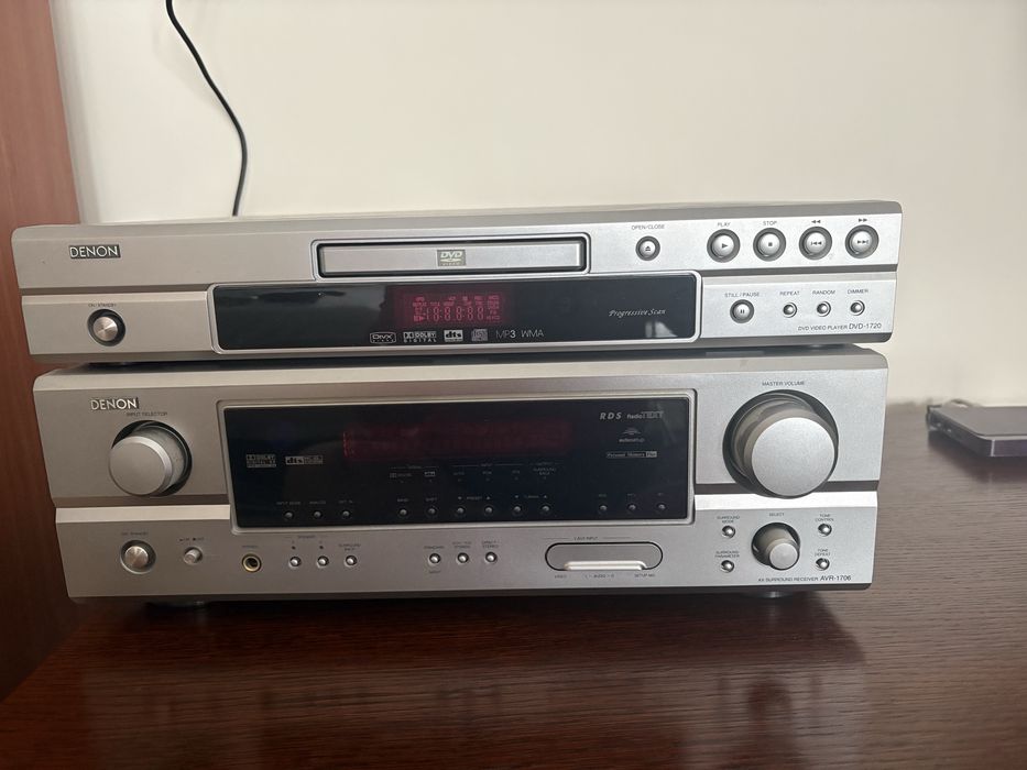 Wieża Denon DVD1720 plus AVR1706