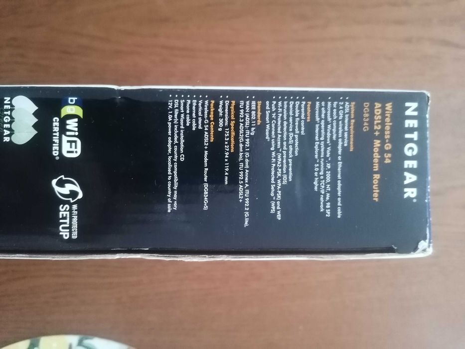 Router netgear wireless g-54