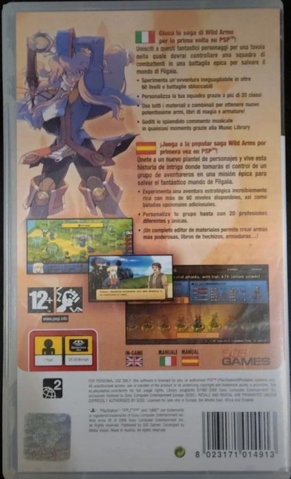 Wild Arms XF psp