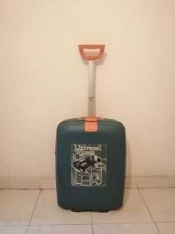 Mala de viagem com rodas e puxador