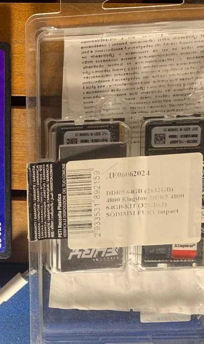 >Гарантія 8 Років< DDR5 64GB CL38| 2x32 Kingston Fury DDR5 | Для Ноутб