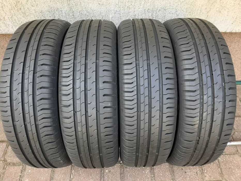 4x Opony letnie 165/60/15 Continental ContiEcoContact5 / 7mm Jak Nowe