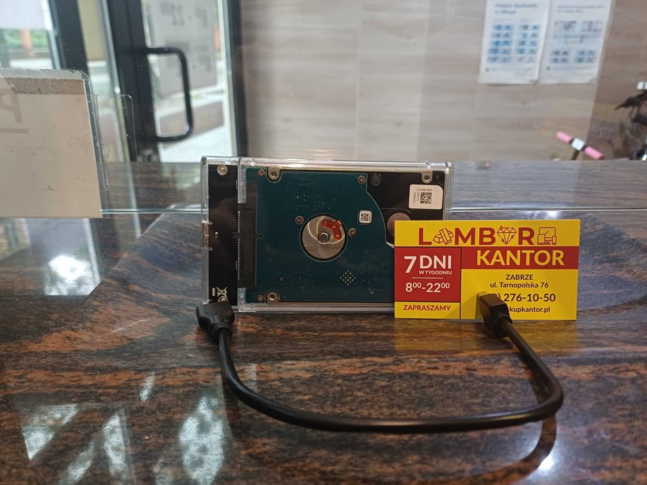 (2499/25) Przenośny dysk Seagate 1TB+kabel