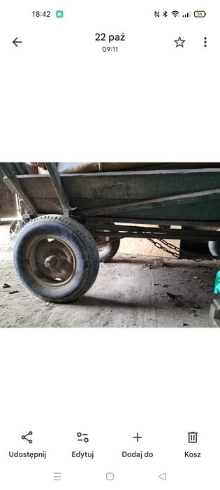 Wóz metalowy sprzedam