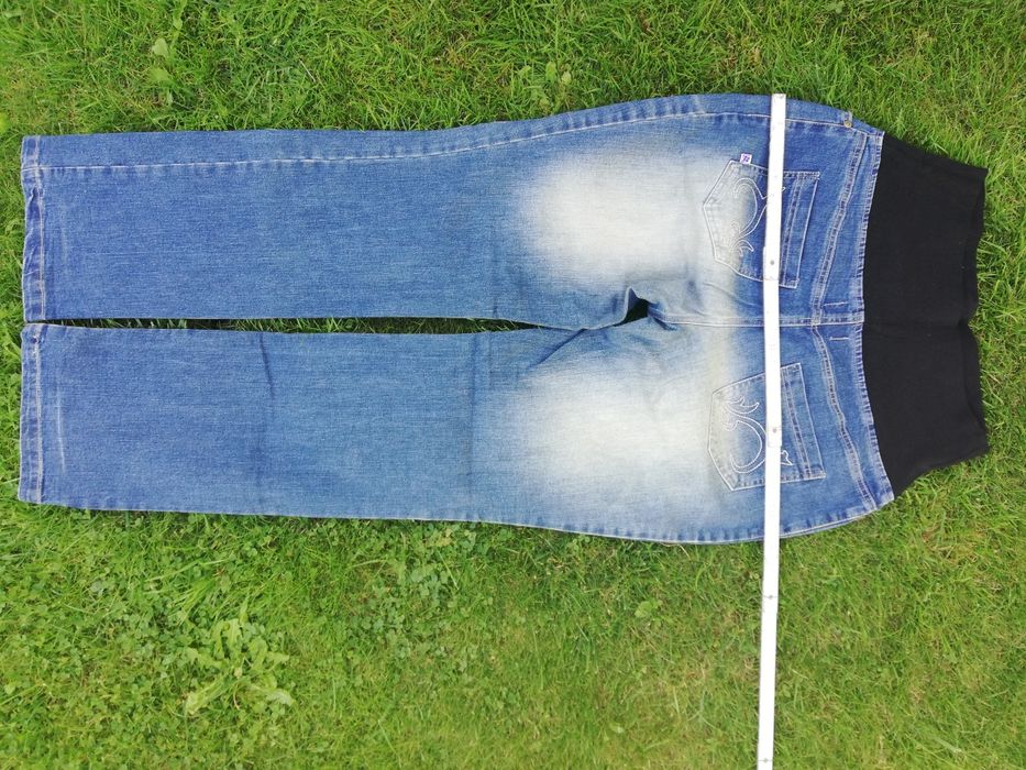 Spodnie jensowe ciążowe xl