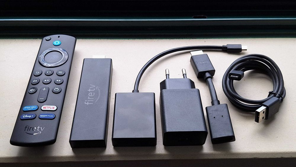 Amazon Fire TV Stick 4K Max - Como novo + Adaptador Ethernet