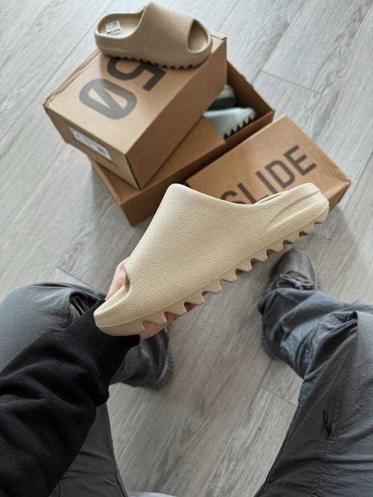 Шльопанці Adidas Yeezy Slide Pure premium капці