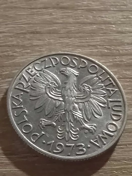 Moneta 5zl Rybak 1973r