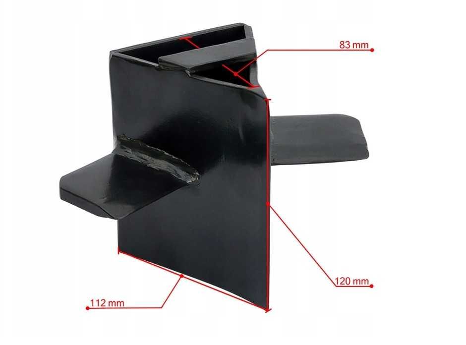 Klin łuparki do drewna HDM hydraulicznej kinetycznej 6T 7T 8T 12T 14T