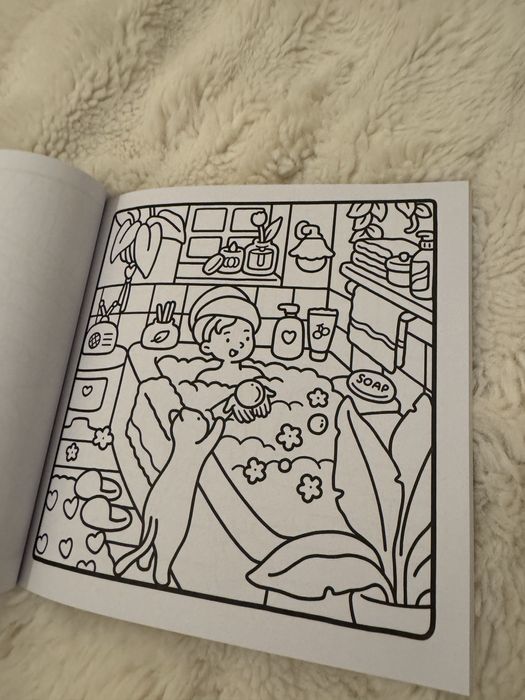 Розмальовка Girl Moments - милі затишні сцени для творчості