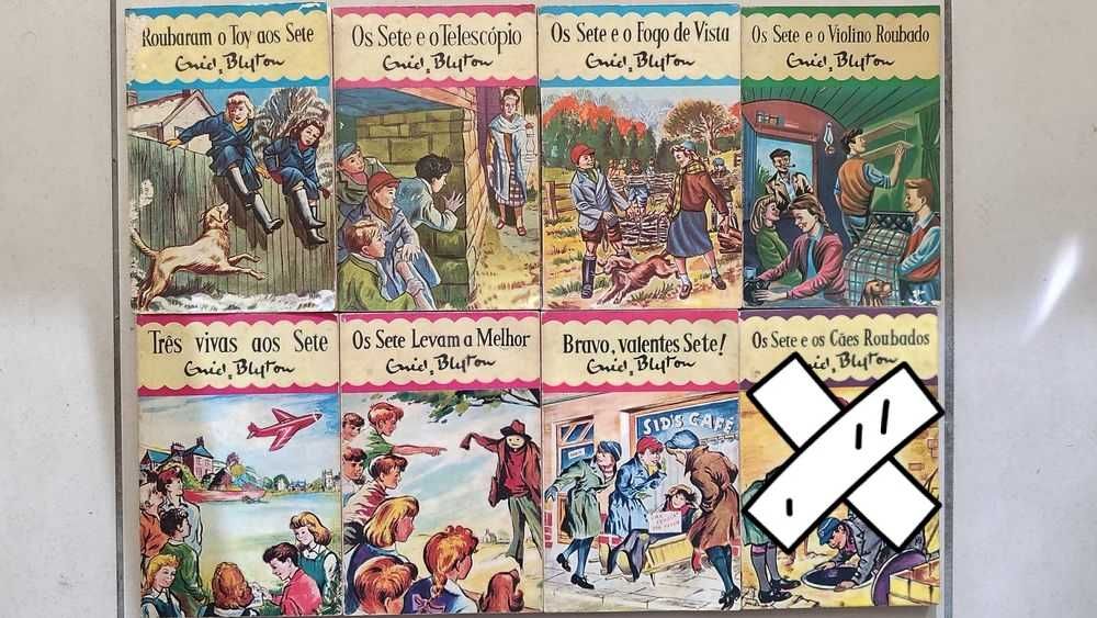 Enid Blyton; livros da série Os Sete