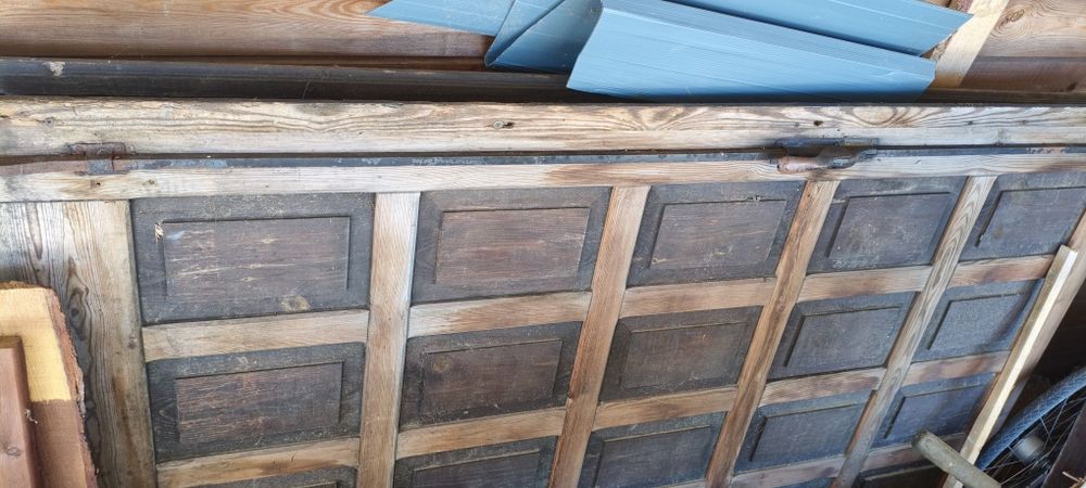 Solidna brama garażowa używana