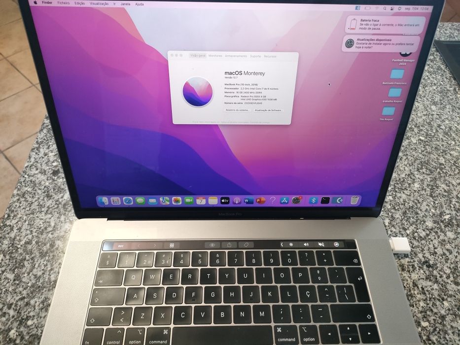 MacBook pro 15 polegadas