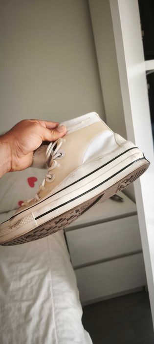 Nike Court Borough Mid GS Trainers, Converse Chuck Taylor semi novo