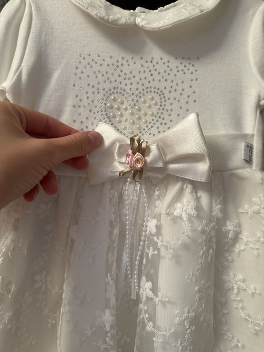 Сукня, сукня на хрестини, плаття, платтячко, платье на крестины 3-6 м.