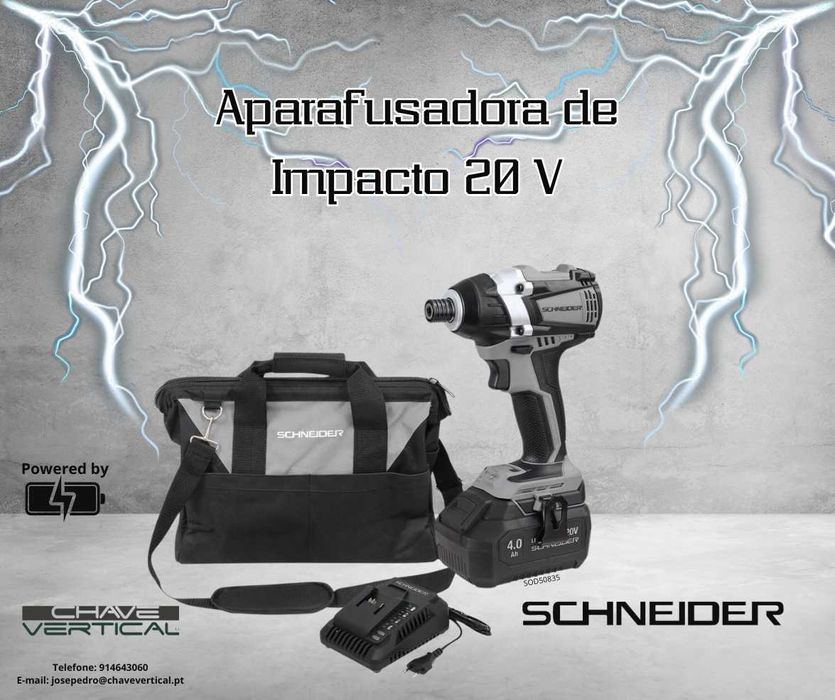 Aparafusadora de Impacto a Bateira  SCHNEIDER   JR19