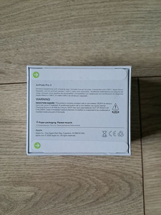 Słuchawki Air pods pro 3