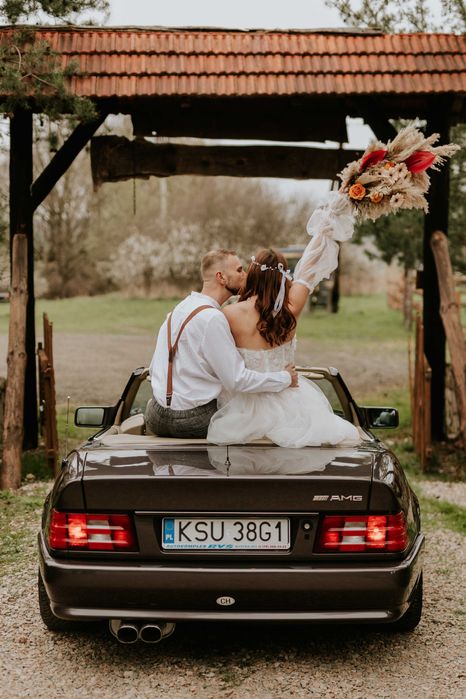 Zabytkowy samochód do Ślubu! Auto do ślubu! Mercedes SL AMG kabriolet,