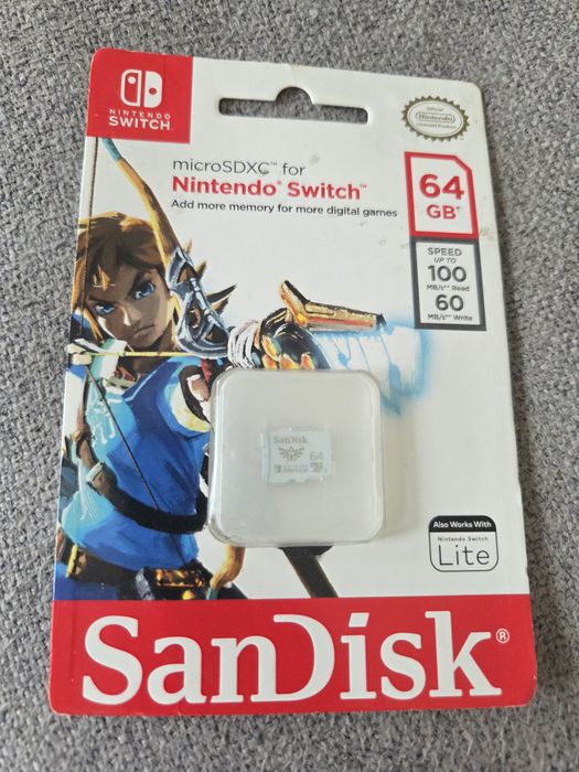 SanDisk dla Nintendo switch microSDXC 64gb