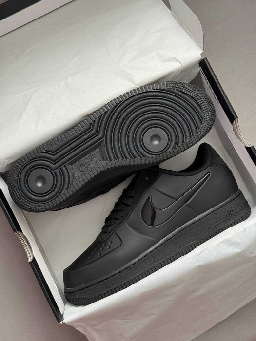 Мужские кроссовки Nike Air Force 1 FOAMPOSITE "BLACK" 40-45