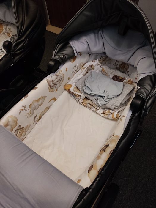 Wózek Junama Diamond Fluo szary 2w1