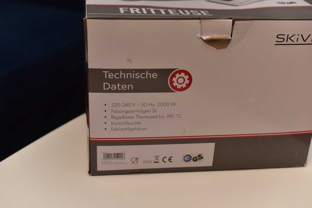 Frytkownica olejowa Skive 5 litrów 2000 watt