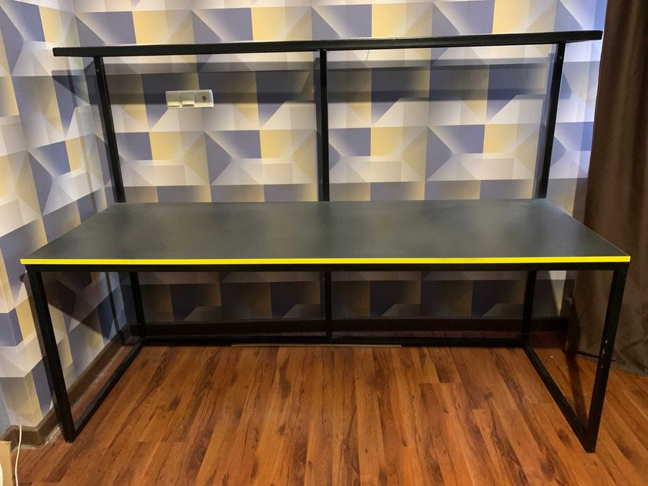 Стіл 2м. МЕТАЛ! ЛОФТ Великий Геймерский Компютерний ЯКІСНИЙ. В ІДЕАЛІ!