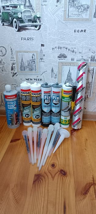 Клей-герметик Soudal та TYTAH та FixALL. Хімічний анкер.