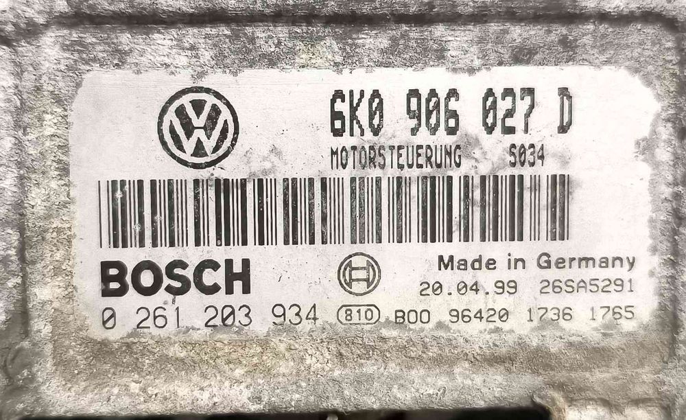 Centralina Motor / ECU 6K0906027D - SEAT IBIZA II