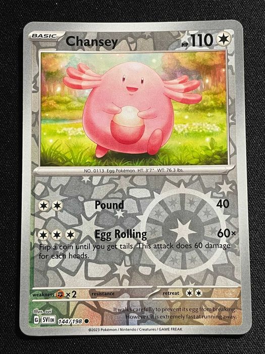 Carta Pokémon Chansey 144/198 Scarlet & Violet
