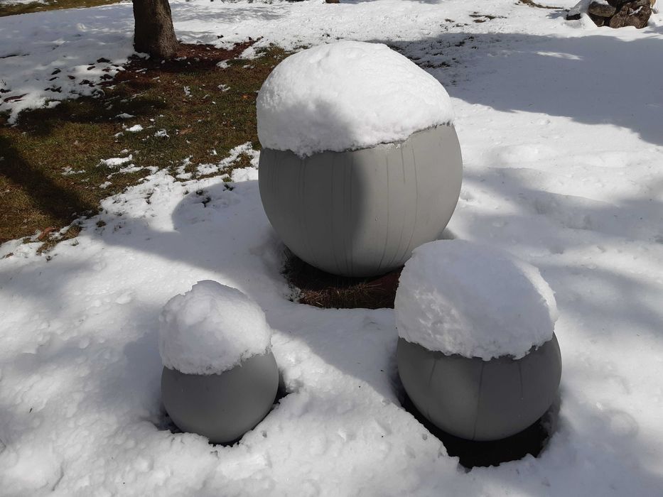 Kula betonowa lekka kula betonowa ogrodowa 80cm śr