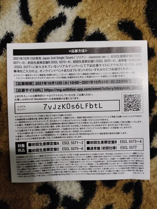 Stray Kids Scars. Японська версія. 2021 рік