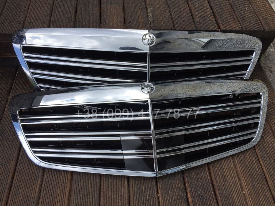Решетка S63 AMG Mercedes S-Class W221 S550 S600 S450 S500 S65 S350