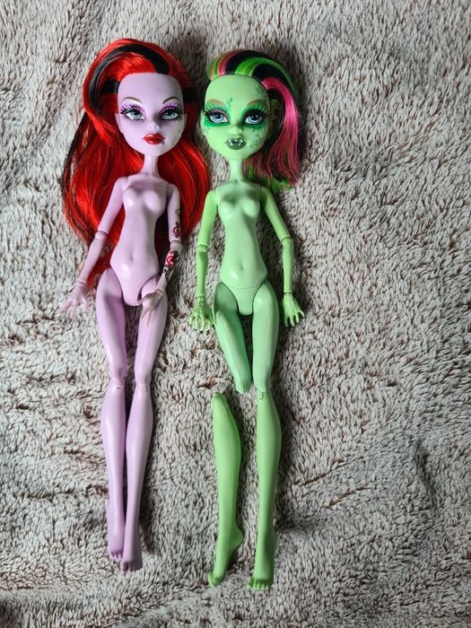 Monster High lalki Mattel nude doll